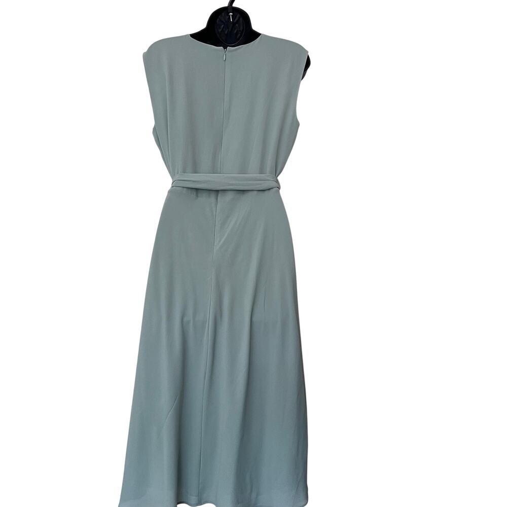 Lauren Ralph Lauren Women’s Belted Bubble Crepe Midi Dress Soft Laurel size: 6 - Picture 6 of 6